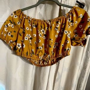 Crop top and skirt. Brand new. Never worn.
